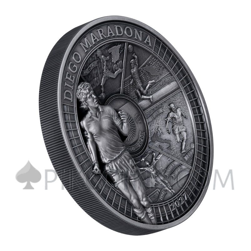 Diego Maradona 10$ 400g Samoa 2027 - Image 3