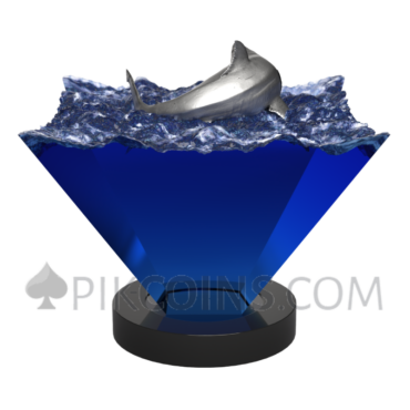 Great White Apex of the Deep Antique Finish 1$ 4g Liberia 2027