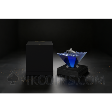 Great White Apex of the Deep Antique Finish 1$ 4g Liberia 2027