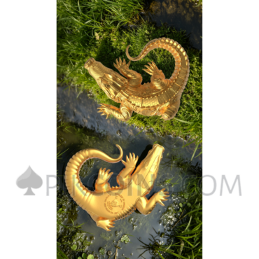 Gustave Crocodile Gold Gilded 2000 Francs 2oz Cameroon 2027