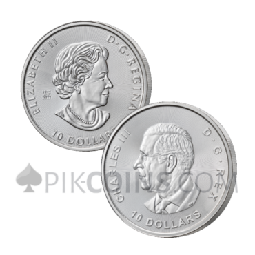 Ice Age Mysterious Rhodium Set 2x10$ 2x2oz Canada 2023-2024