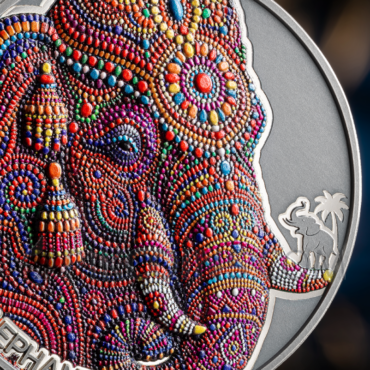Indian Elephant - Patterns of the World 2000 Francs 2oz Cameroon 2026