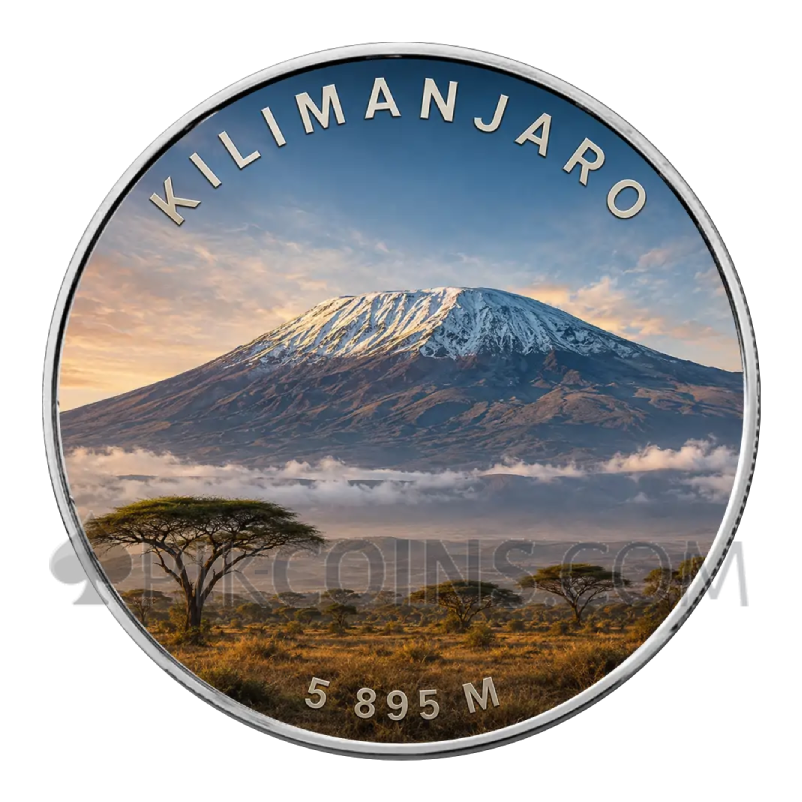 Kilimanjaro - The Seven Summits - American Eagle 1$ 1oz USA 2026