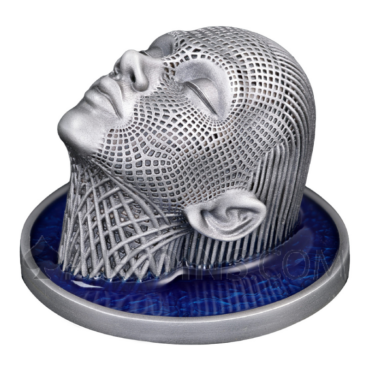 Lady Waterfall - Wireframe Art 2$ 2oz Niue 2026