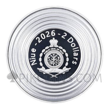 Lady Waterfall - Wireframe Art 2$ 2oz Niue 2026