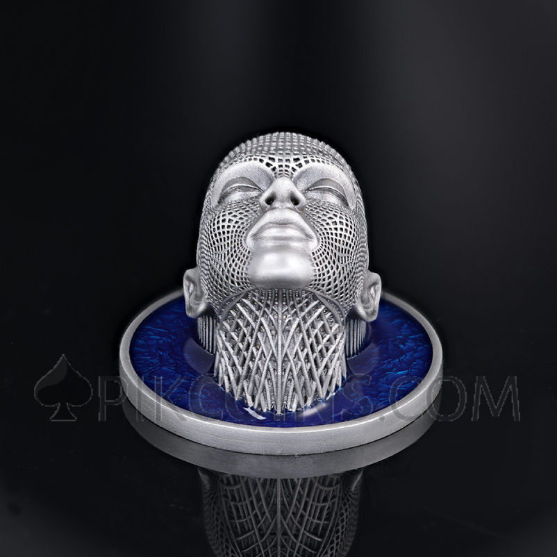 Lady Waterfall - Wireframe Art 2$ 2oz Niue 2026 - Image 3