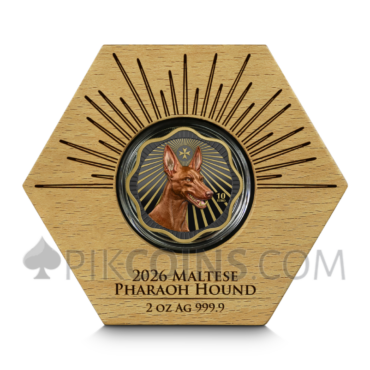 Maltese Pharaoh Hound 10€ 2oz Malta 2026