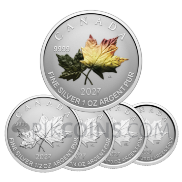 Maple Leaf Set 1-5$ 1/20-1oz Canada 2027