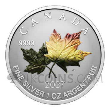 Maple Leaf Set 1-5$ 1/20-1oz Canada 2027