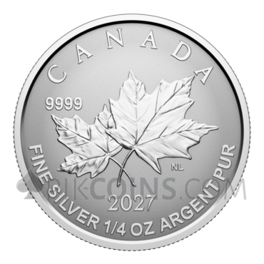 Maple Leaf Set 1-5$ 1/20-1oz Canada 2027