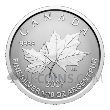 Maple Leaf Set 1-5$ 1/20-1oz Canada 2027