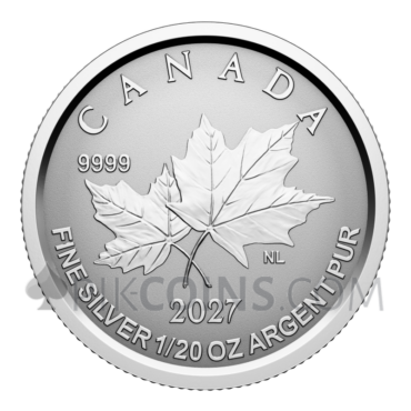 Maple Leaf Set 1-5$ 1/20-1oz Canada 2027