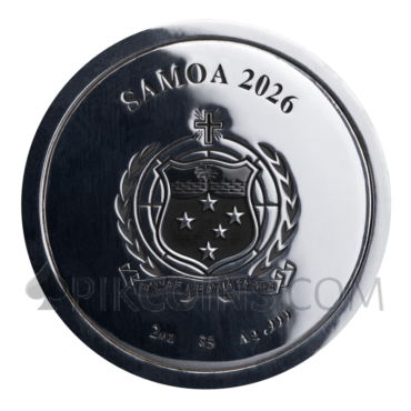 Mr. Monopoly 3D Coin 5$ 2oz Samoa 2026