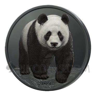 Panda - Silver Shadow Minting 5$ 1oz Barbados 2026