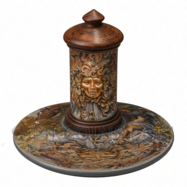 Perseus and Medusa - Anamorphosis 100$ 10oz Liberia 2026
