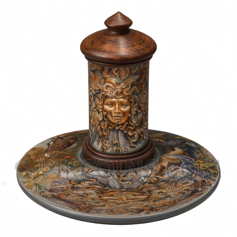 Perseus and Medusa - Anamorphosis 100$ 10oz Liberia 2026