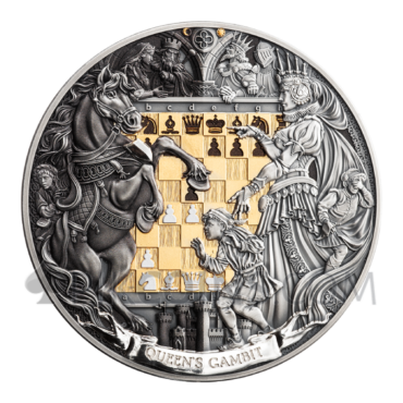 Queen's Gambit - Chess Battle 7$ 3oz Niue 2026
