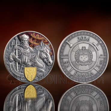 Richard the Lionheart - Legends of Battlefield 2$ 2oz Samoa 2026