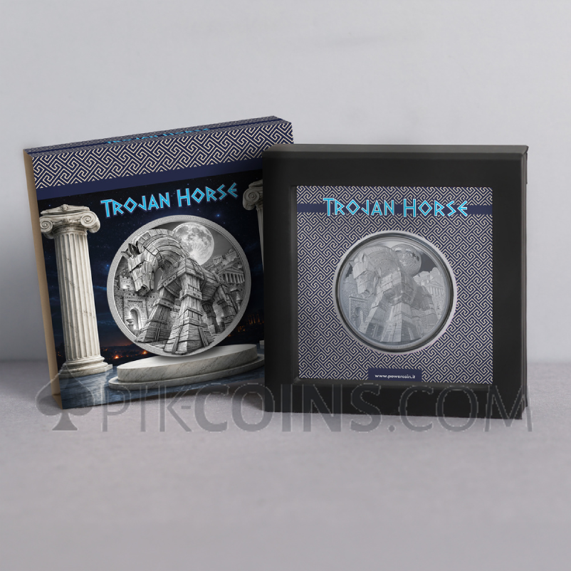 Trojan Horse 25$ 5oz Cook Islands 2026 - Image 3