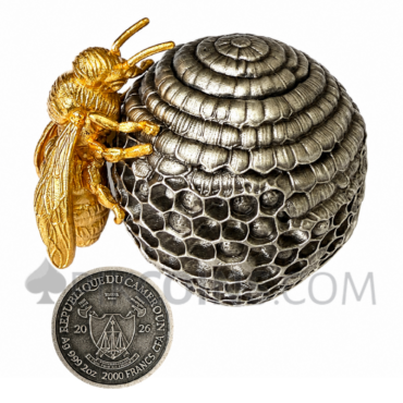 Bee - Rulers of the Nests 2000 Francs 2oz Cameroon 2026