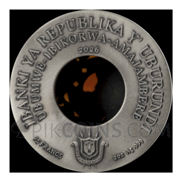 Big Five Africa - Half-Spherical Coin 25 Francs 2oz Burundi 2026