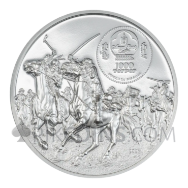 Custer vs. Sitting Bull - Enemies in History 1000 Togrog 2oz Mongolia 2026