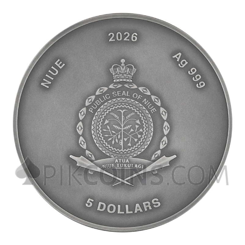 Harry Potter and The Order of the Phoenix 5$ 2oz Niue 2026 - Image 2