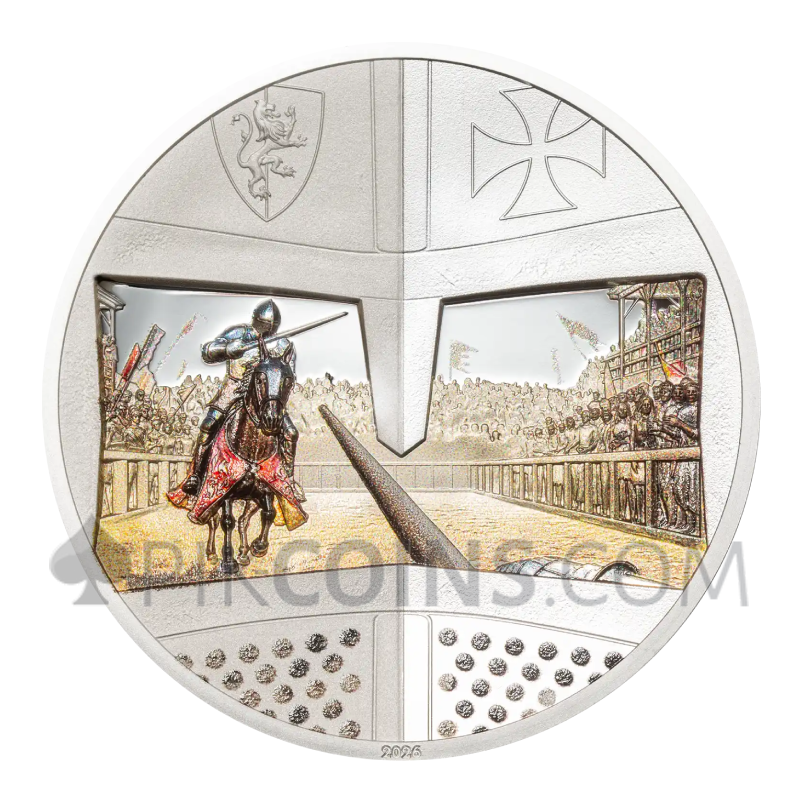 Jousting - Knight Games 5$ 1oz Cook Islands 2026