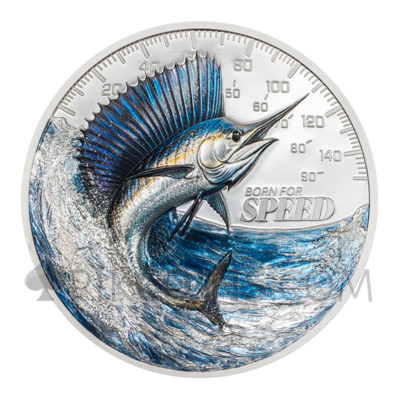 Sailfish - Born for Speed 5$ 1oz Cook Islands 2027