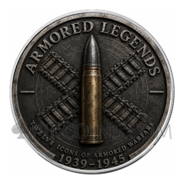 Sherman - Armored Legends of World War II - American Eagle 1$ 1oz USA 2026