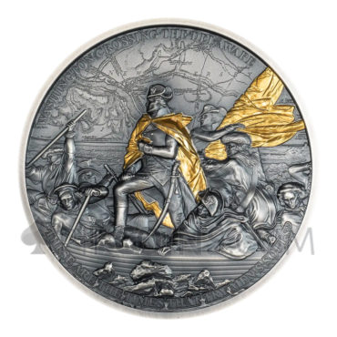Crossing the Delaware - Forging of Independence 10$ 2oz Cook Islands 2026