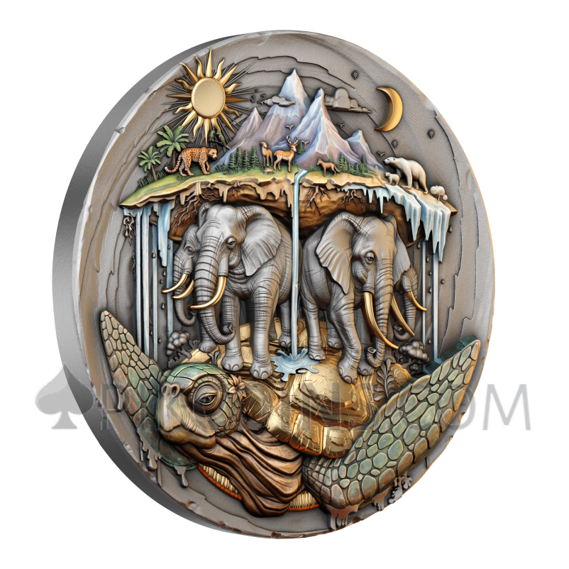 Akupara - The World 5$ 2oz Niue 2026 - Image 3
