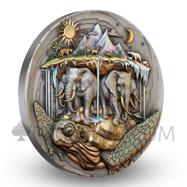 Akupara - The World 5$ 2oz Niue 2026