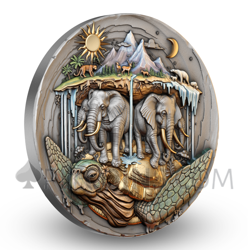 Akupara - The World 5$ 2oz Niue 2026 - Image 4