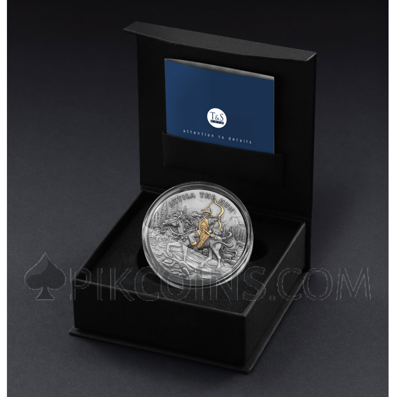 Attila the Hun - Legendary Warriors 5$ 2oz Niue 2026 - Image 4