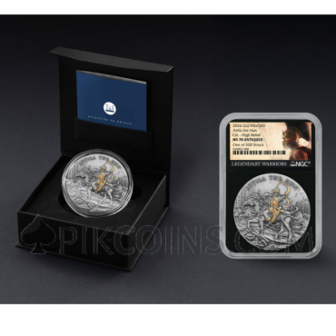 Attila the Hun - Legendary Warriors 5$ 2oz Niue 2026