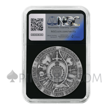 Attila the Hun - Legendary Warriors 5$ 2oz Niue 2026