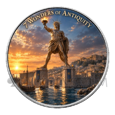 Colossus of Rhodes - 7 Wonders of Antiquity - American Eagle 1$ 1oz USA 2026