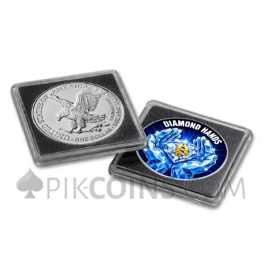 Diamond Hands - Crypto-Themed - American Eagle 1$ 1oz USA 2026