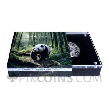 Filigree Panda 5$ 2oz Solomon Islands 2027