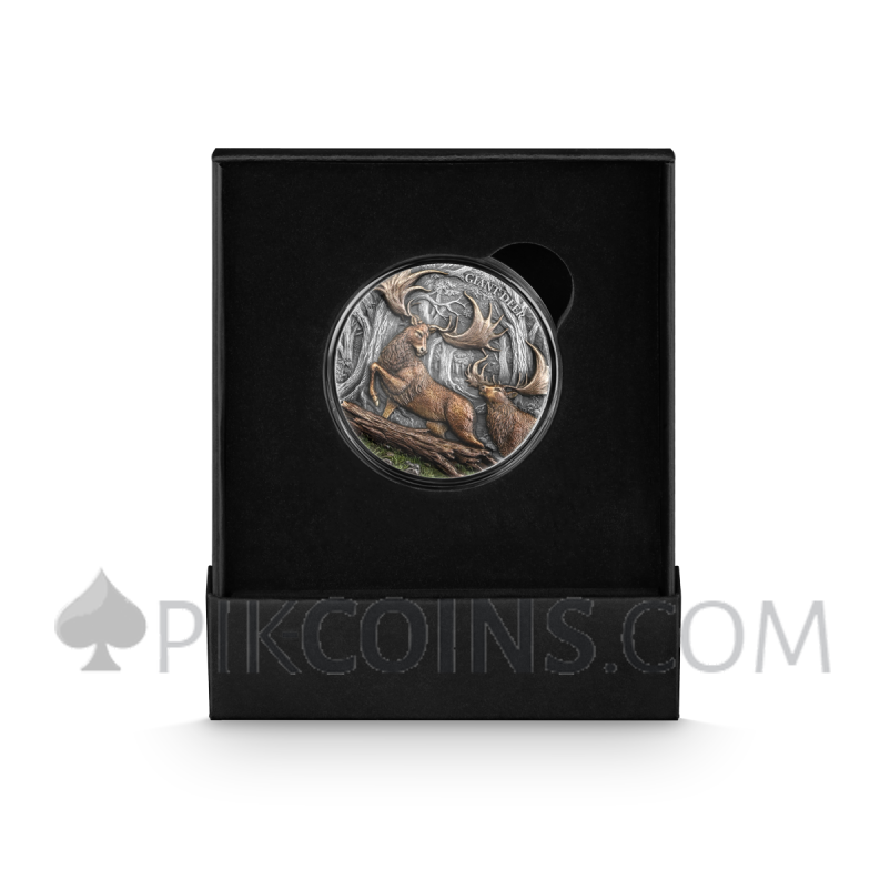 Giant Deer - Megafauna Ultra High Relief 25$ 2oz Liberia 2026 - Image 4
