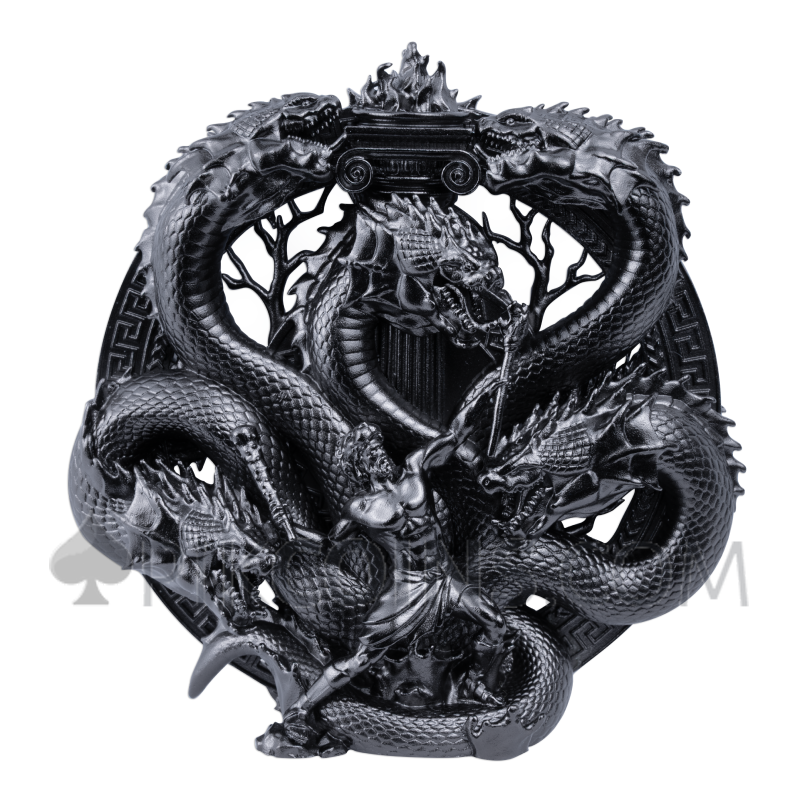 Hercules vs. Hydra - 3D Coin 10$ 10oz Samoa 2027