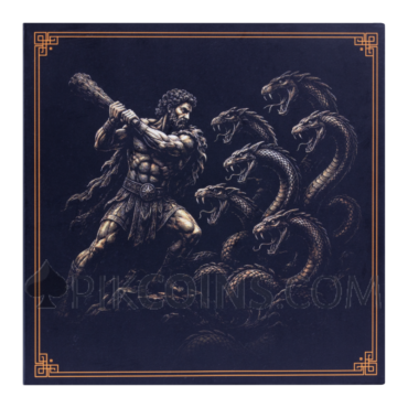 Hercules vs. Hydra - 3D Coin 10$ 10oz Samoa 2027