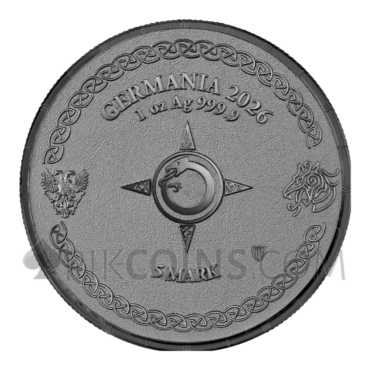 Jörmungandr - Ragnarök 1oz 5 Mark 2026