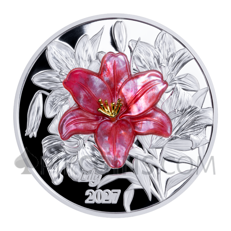 Lily 5$ 2oz Solomon Islands 2027