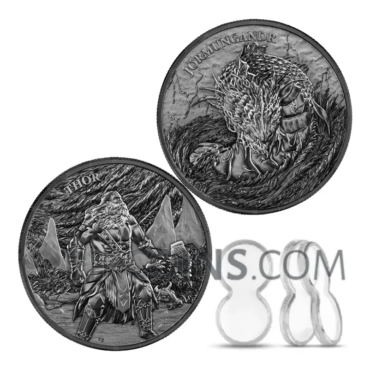 Thor & Jörmungandr - Ragnarök 2 Coins Set 2 x 5 Mark 2 x 1oz 2026