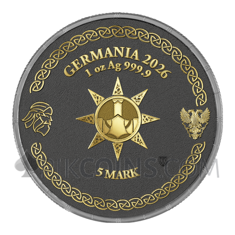 Thor & Jörmungandr - Ragnarök Geminus 2 Coins Set 2 x 1oz 2 x 5 Mark 2026 - Image 5