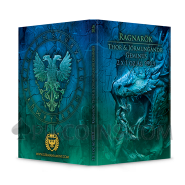 Thor & Jörmungandr - Ragnarök Geminus 2 Coins Set 2 x 1oz 2 x 5 Mark 2026