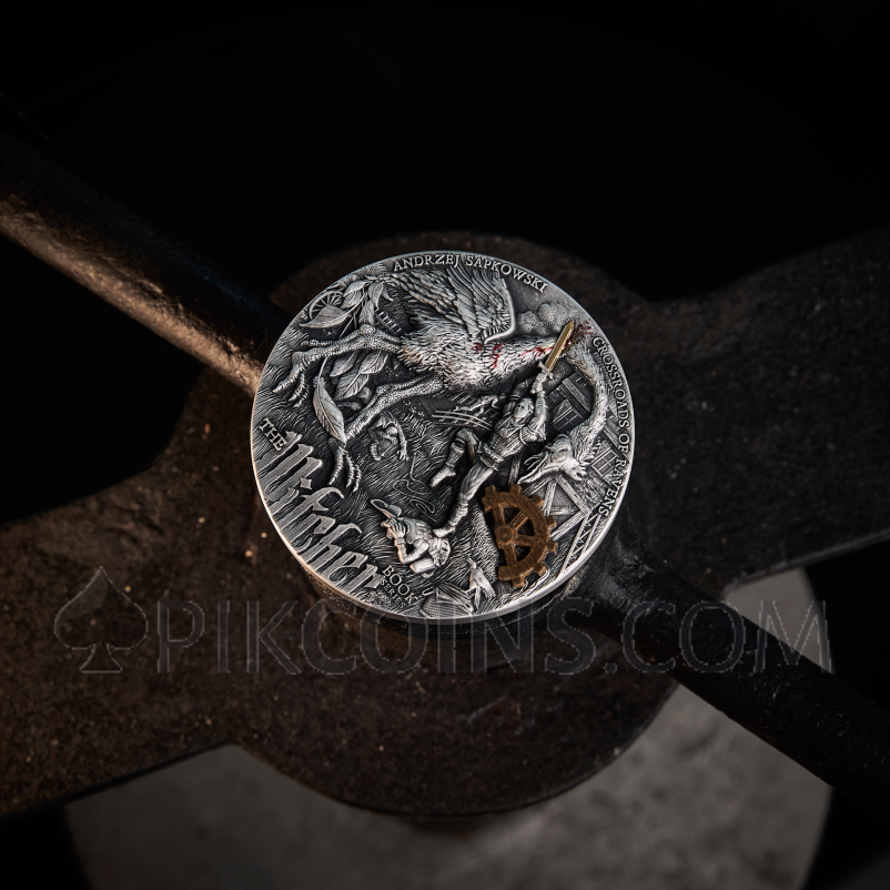 Crossroads of Ravens - The Witcher 5$ 2oz Niue 2026 - Image 6